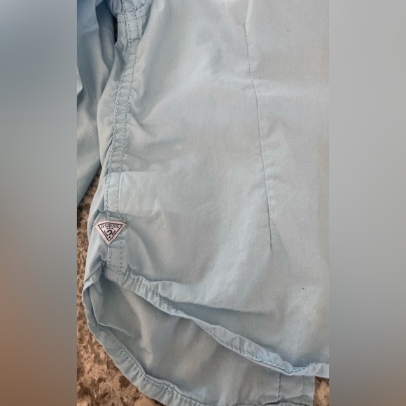 Guess Kids Light Blue Button Down Shirt - Picture 4 of 12
